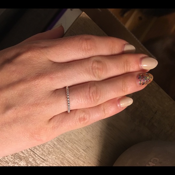 SS Small Ball Stack Rings - Picture 4 of 5